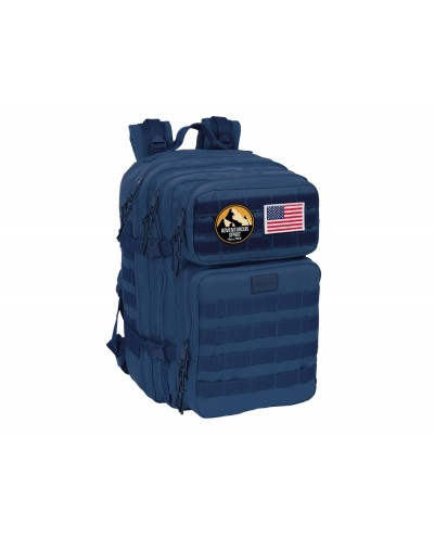 Mochila safta militar portatil 156 basics marino 300x230x480 mm