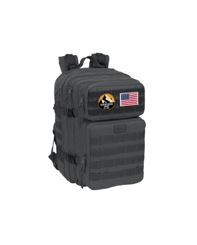 Mochila safta militar portatil 156 basics gris 300x230x480 mm