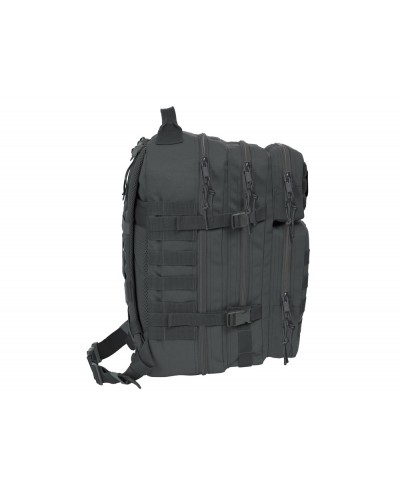 Mochila safta militar portatil 156 basics gris 300x230x480 mm