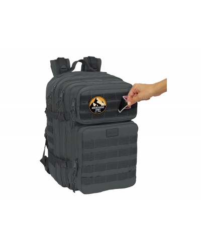 Mochila safta militar portatil 156 basics gris 300x230x480 mm