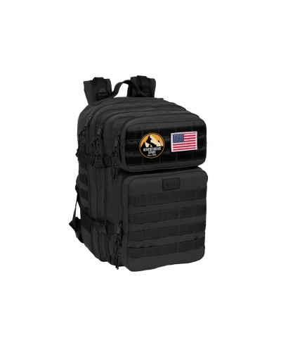 Mochila safta militar portatil 156 basics negro 300x230x480 mm