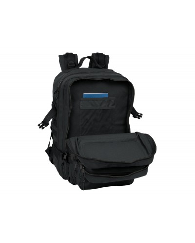 Mochila safta militar portatil 156 basics negro 300x230x480 mm