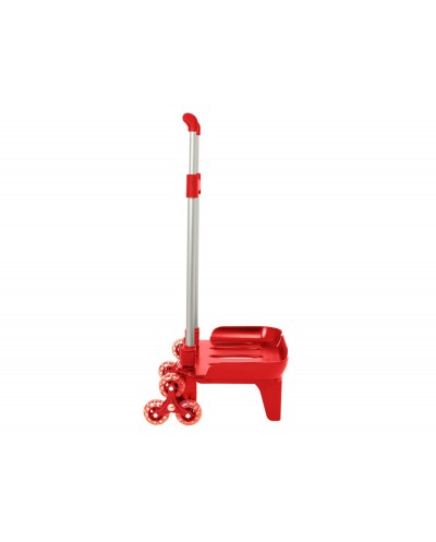 Carro escolar safta portamochila plegable triple rojo 880x320x235 mm