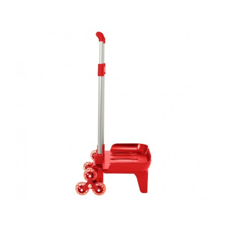 Carro escolar safta portamochila plegable triple rojo 880x320x235 mm