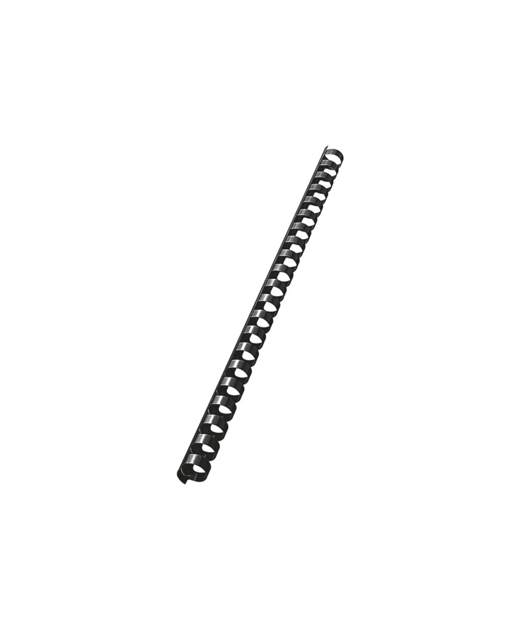 Canutillo leitz combid plastico 14 mm 125 hojas color negro caja de 100 unidades