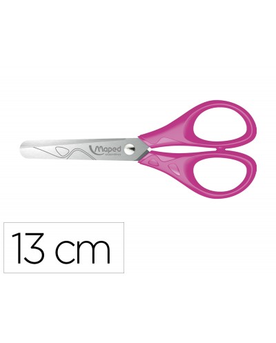 Tijera escolar maped essentials ergonomica 13 cm punta redonda