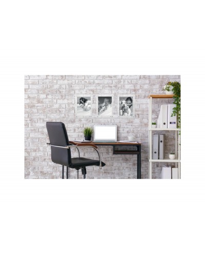 Porta poster nobo acrilico transparente mural din a4 261x24x346 mm
