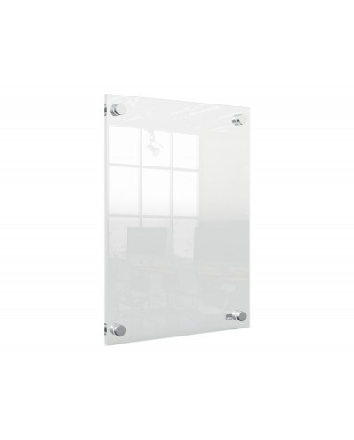 Porta poster nobo acrilico transparente mural din a4 261x24x346 mm