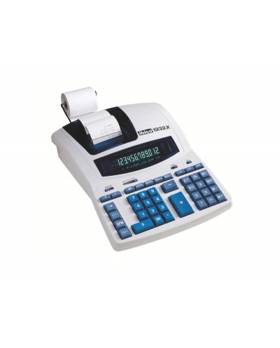 Calculadora ibico 1232x impresora pantalla fluor papel 57 mm 12 digitos impresion bicolor