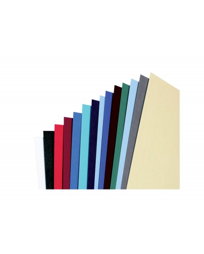 Tapa encuadernacion gbc carton antelope gbc s mil piel din a4 250 gr color azul claro pack de 100 unidades