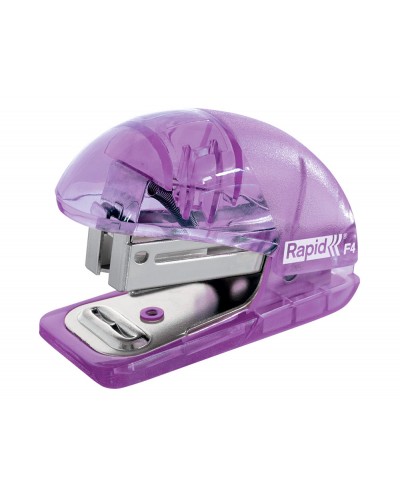 Grapadora rapid mini f4 colour breeze usa grapas 24 6 y 26 6 color lavanda en blister