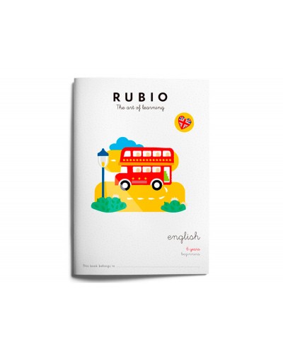 Cuaderno rubio english 6 years beginners