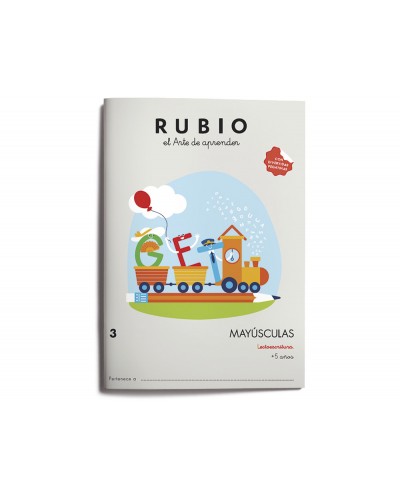 Cuaderno rubio mayusculas 3