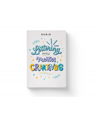 Cuaderno rubio lettering para mentes creativas