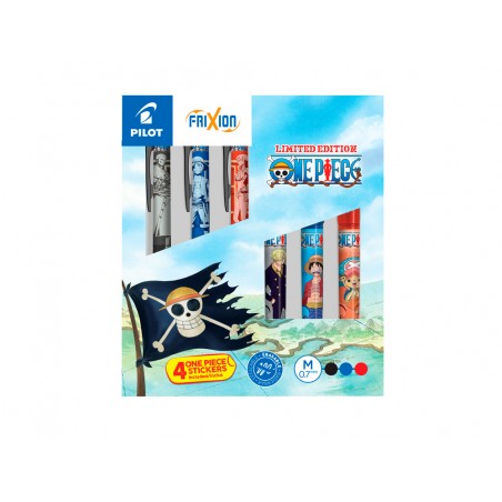 Boligrafo pilot frixion one piece borrable caja coleccion 6 unidades surtidas