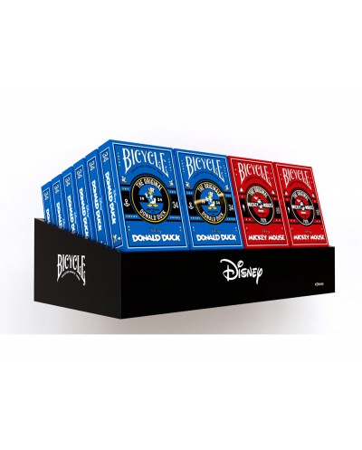 Expositor barajas de cartas bicycle disney vacio para 24 unidades