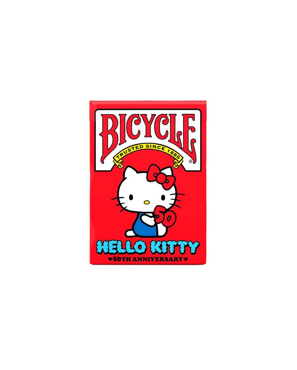 Baraja de cartas bicycle hello kitty 50 aniversario