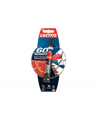 Pegamento loctite universal glue extra fuerte 60 segundos 20 gr