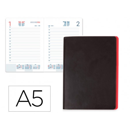 Agenda encuadernada liderpapel sifnos a5 2026 design 2 papel 70 gr