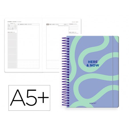 Agenda espiral antartik a5 2026 dia pagina here and now papel 80 gr