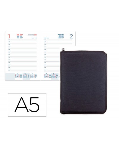 Agenda encuadernada liderpapel tarento 150x210 mm 2026 dia pagina design 1 papel 70 gr