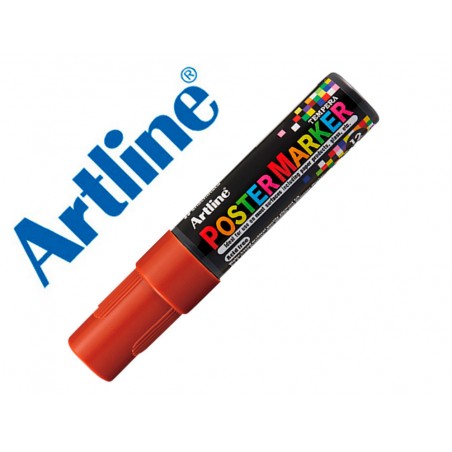Rotulador artline poster marker epp 12 punta rectangular 12 mm color marron