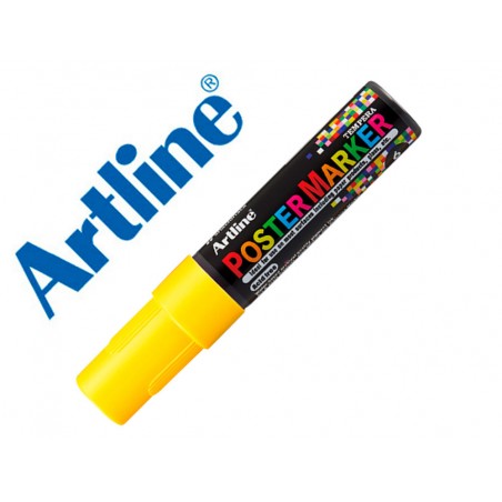 Rotulador artline poster marker epp 6 punta redonda 6 mm color amarillo