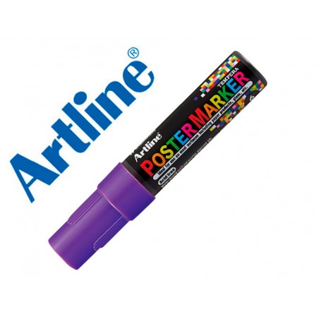 Rotulador artline poster marker epp 6 punta redonda 6 mm color violeta