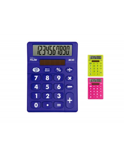 Calculadora milan sobremesa acid 10 digitos colores surtidos