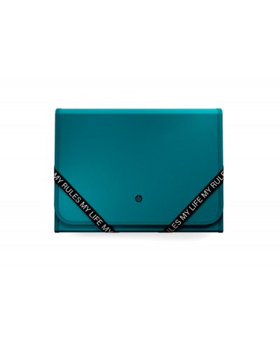 Carpeta carchivo my rules clasificadora acordeon 13 departamentos polipropileno con gomas folio color verde