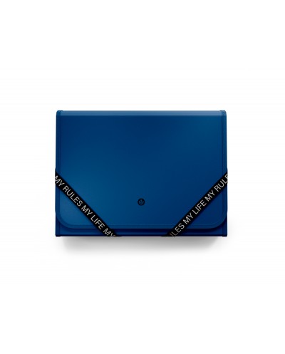 Carpeta carchivo my rules clasificadora acordeon 13 departamentos polipropileno con gomas folio color azul