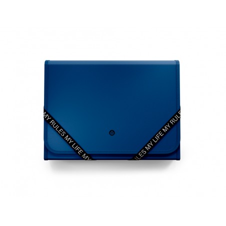Carpeta carchivo my rules clasificadora acordeon 13 departamentos polipropileno con gomas folio color azul