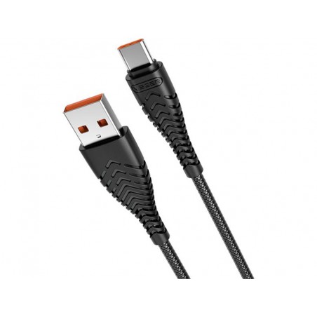 Cable usb 20 veger usb a a usb c longitud 12 mt color negro