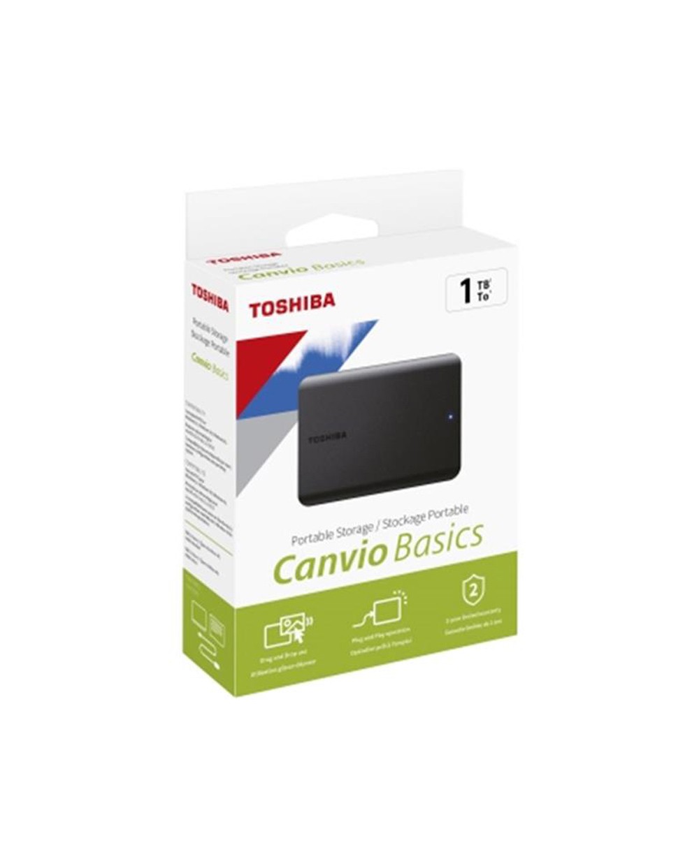 Disco duro toshiba hdd 1tb canvio basics