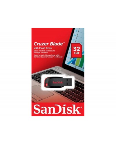 Memoria sandisk usb cruzer blade 32gb