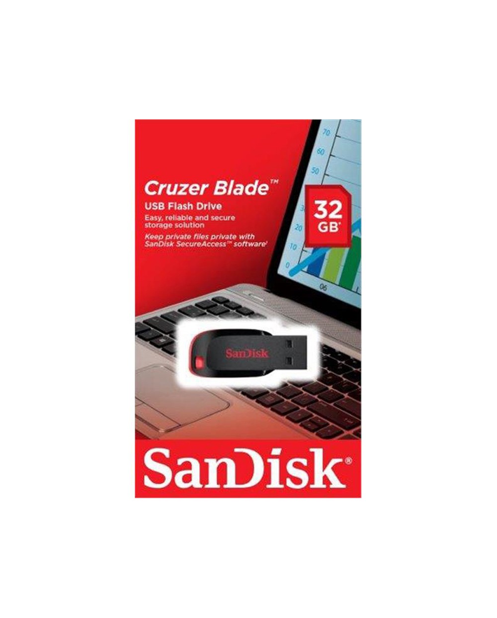 Memoria sandisk usb cruzer blade 32gb