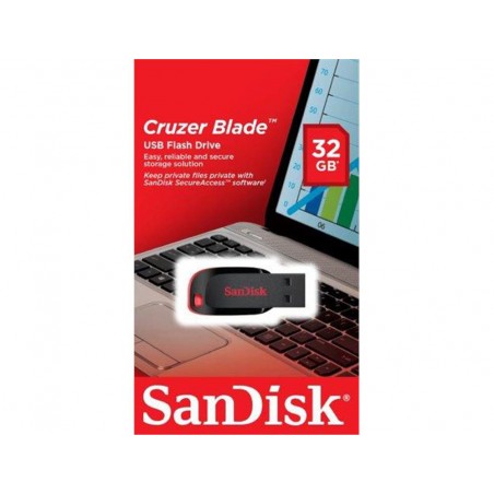 Memoria sandisk usb cruzer blade 32gb