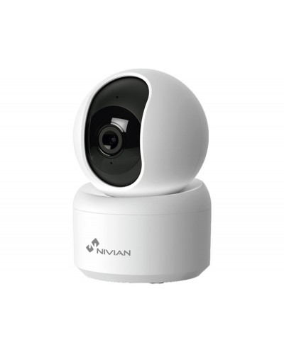 Camara de vigilancia nivian rotativa interior color blanco