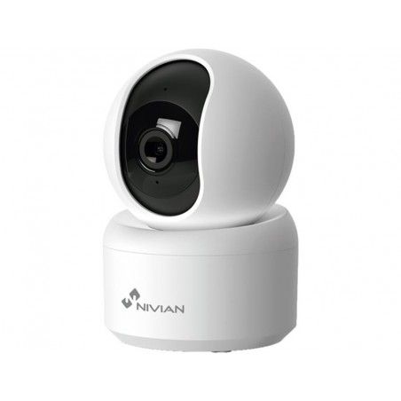 Camara de vigilancia nivian rotativa interior color blanco
