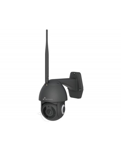 Camara de vigilancia nivian rotativa 2k color negro