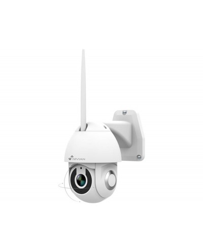 Camara de vigilancia nivian rotativa 2k color blanco