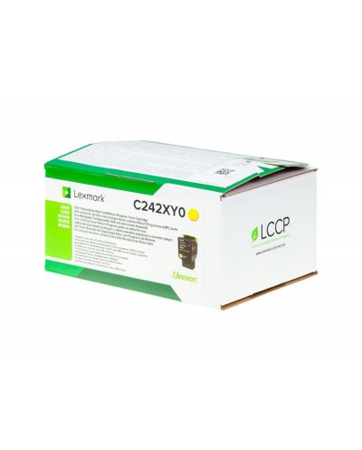 Toner lexmark c2425dw amarillo 3500 paginas