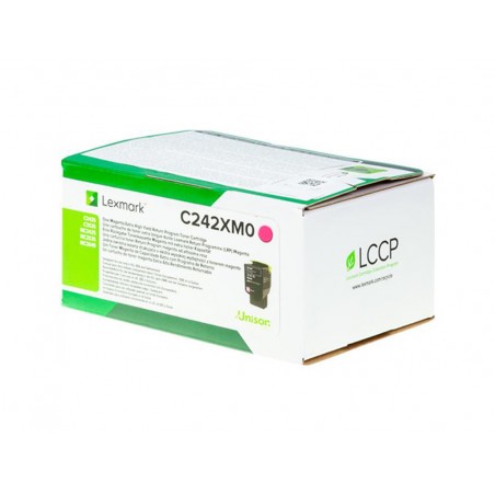 Toner lexmark c2425dw magenta 3500 paginas