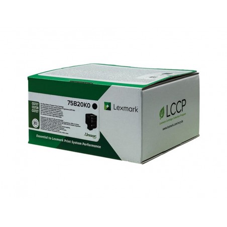 Toner lexmark cs cx 727 negro 13000 paginas