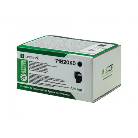 Toner lexmark cs317 cx417 negro 3000 paginas