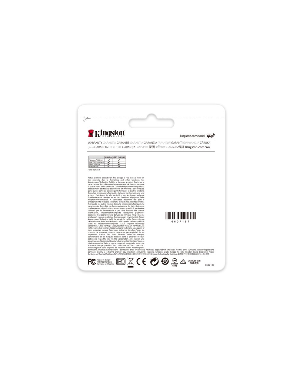Memoria kingston pendrive exodia 64gb