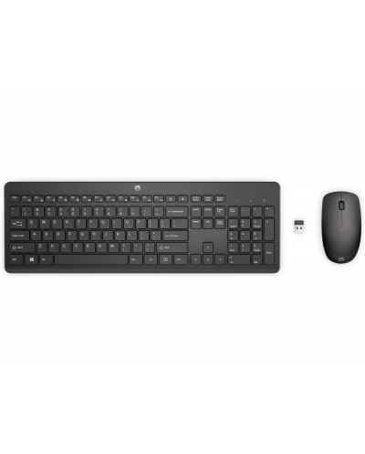 Set tecladoraton hp 230 inalambrico color negro