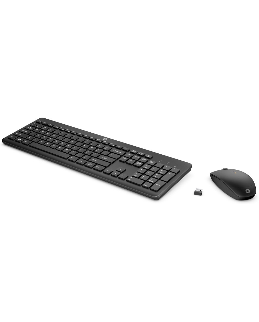 Set tecladoraton hp 230 inalambrico color negro