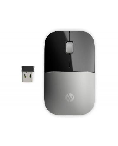 Raton hp z3700 inalambrico 1200 dpi 3 botones color plata