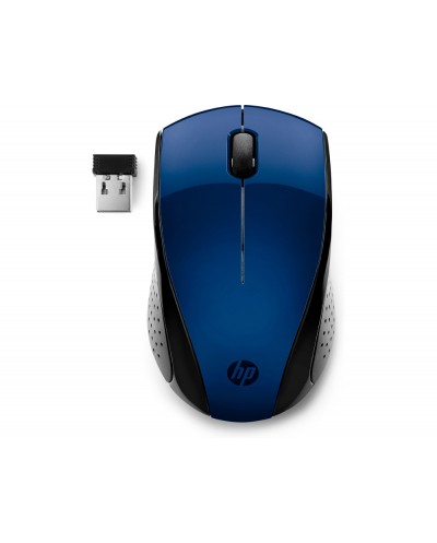 Raton hp 220 lumiere inalambrico 1600 dpi 3 botones color azul